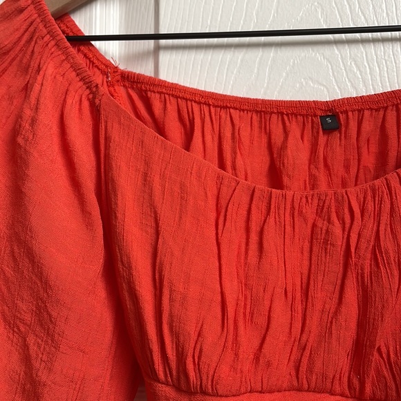 SHEIN Milkmaid Blouse in sold out color/size combo - Picture 4 of 6